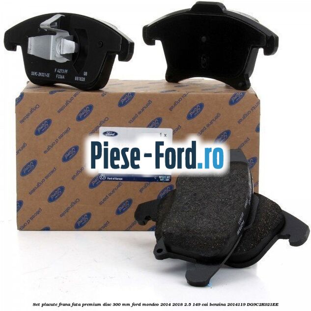 Set placute frana fata premium disc 300 mm Ford Mondeo 2014-2018 2.5 149 cai benzina #6F12D06BF1