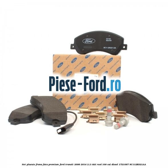 Set placute frana fata premium Ford Transit 2006-2014 2.2 TDCi RWD 100 cai diesel