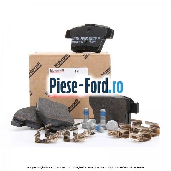 Set placute frana spate (02/2000 - 08/2004) premium Ford Mondeo 2000-2007 ST220 226 cai benzina