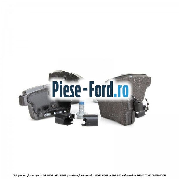 Set placute frana spate (04/2004 - 03 /2007) premium Ford Mondeo 2000-2007 ST220 226 cai benzina #0A34CAD98B