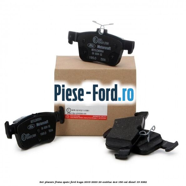 Set placute frana spate Ford Kuga 2019-2023 2.0 EcoBlue 4x4 150 cai #CD6083D79D