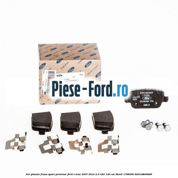 Set placute frana spate premium Ford S-Max 2007-2014 2.0 TDCi 130 cai #CCB69C911B Set placute frana spate premium Ford S-Max 2007-2014 2.0 TDCi 130 cai diesel #CCB69C911B