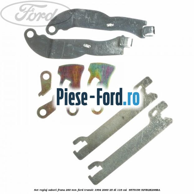 Set reglaj saboti frana 280 MM Ford Transit 1994-2000 2.5 DI 116 cai #F57B5AEDC6