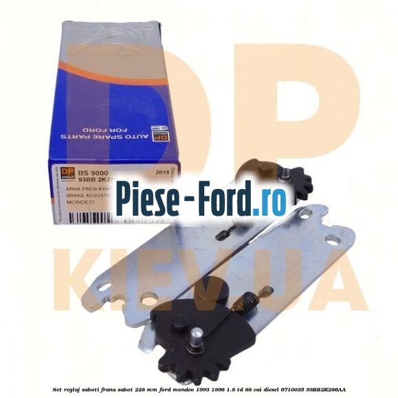 Set reglaj saboti frana sabot 228 mm Ford Mondeo 1993-1996 1.8 TD 88 cai #9373FE1C24 Set reglaj saboti frana sabot 228 mm Ford Mondeo 1993-1996 1.8 TD 88 cai diesel #9373FE1C24