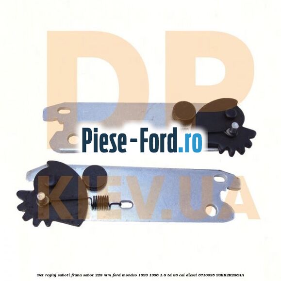 Set reglaj saboti frana sabot 228 mm Ford Mondeo 1993-1996 1.8 TD 88 cai #9373FE1C24 Set reglaj saboti frana sabot 228 mm Ford Mondeo 1993-1996 1.8 TD 88 cai diesel #9373FE1C24