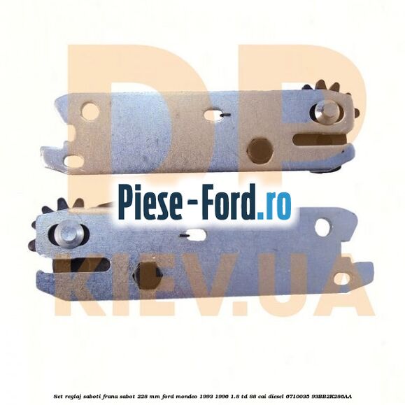 Set reglaj saboti frana sabot 228 mm Ford Mondeo 1993-1996 1.8 TD 88 cai #9373FE1C24 Set reglaj saboti frana sabot 228 mm Ford Mondeo 1993-1996 1.8 TD 88 cai diesel #9373FE1C24