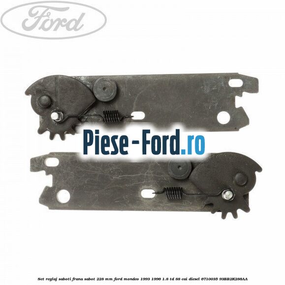 Set reglaj saboti frana sabot 228 mm Ford Mondeo 1993-1996 1.8 TD 88 cai #9373FE1C24 Set reglaj saboti frana sabot 228 mm Ford Mondeo 1993-1996 1.8 TD 88 cai diesel #9373FE1C24