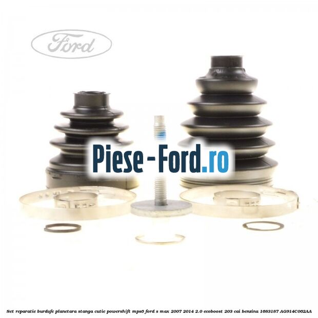 Set reparatie burdufe planetara dreapta cutie Powershift MPS6 Ford S-Max 2007-2014 2.0 EcoBoost 203 cai benzina
