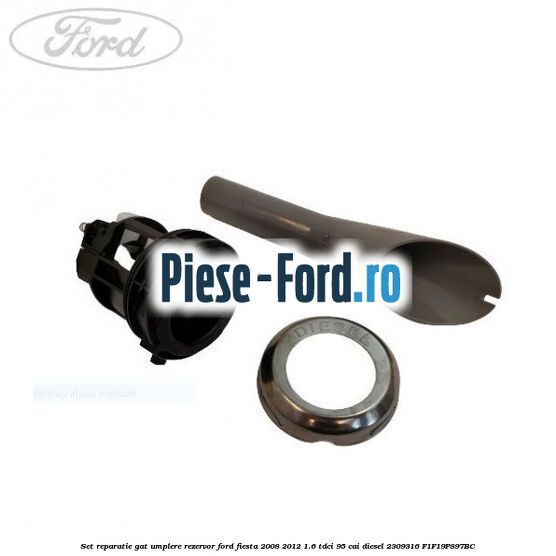 Set reparatie gat umplere rezervor Ford Fiesta 2008-2012 1.6 TDCi 95 cai diesel