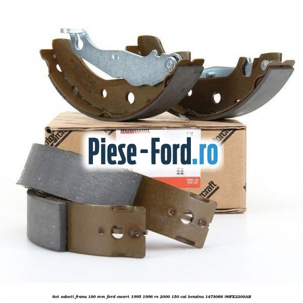 Set saboti frana 180 mm Ford Escort 1995-1998 RS 2000 150 cai benzina #2CDDE393C2