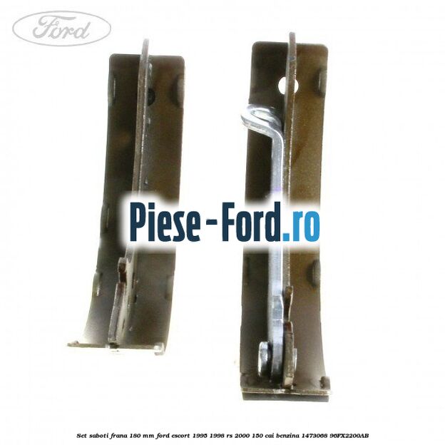 Set saboti frana 180 mm Ford Escort 1995-1998 RS 2000 150 cai benzina #2CDDE393C2