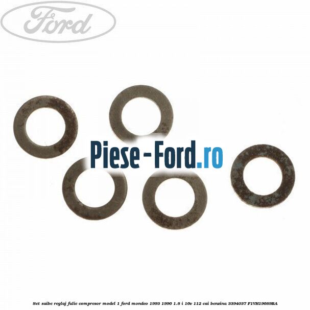 Set saibe reglaj fulie compresor model 1 Ford Mondeo 1993-1996 1.8 i 16V 112 cai benzina