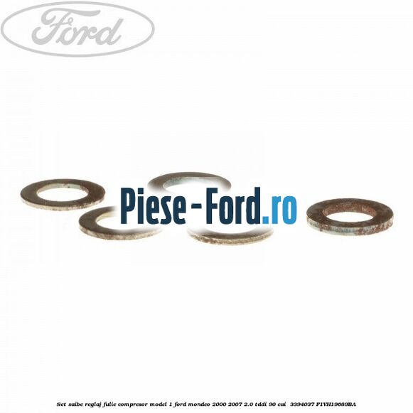 Set saibe reglaj fulie compresor model 1 Ford Mondeo 2000-2007 2.0 TDDI 90 cai  #89F2CB83D8