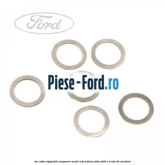 Set saibe reglaj fulie compresor model 2 Ford Fiesta 2002-2005 1.6 TDCi 90 cai diesel