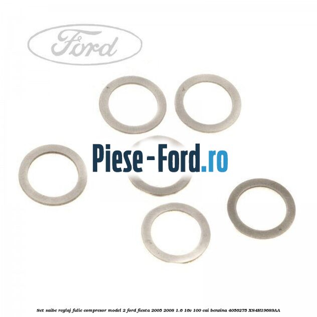Set saibe reglaj fulie compresor model 2 Ford Fiesta 2005-2008 1.6 16V 100 cai benzina