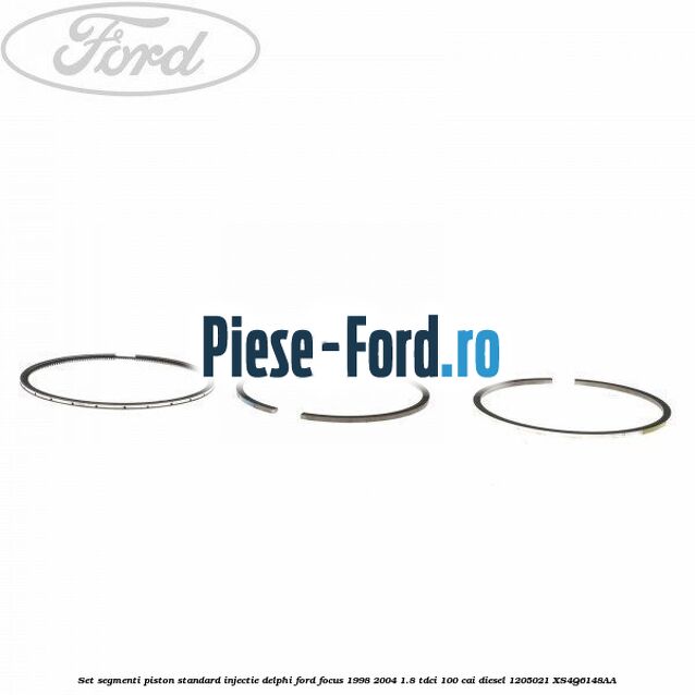 Set segmenti piston standard injectie Delphi Ford Focus 1998-2004 1.8 TDCi 100 cai diesel #4513AD7C3D