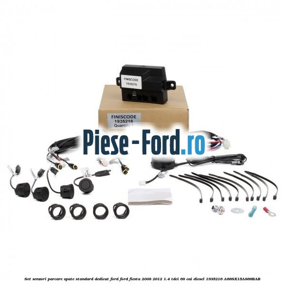 Set senzori parcare spate Ford Fiesta 2008-2012 1.4 TDCi 68 cai diesel