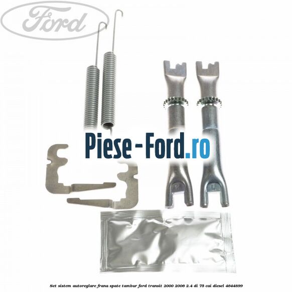 Set sistem autoreglare frana spate tambur Ford Transit 2000-2006 2.4 DI 75 cai diesel #67F8B5117F