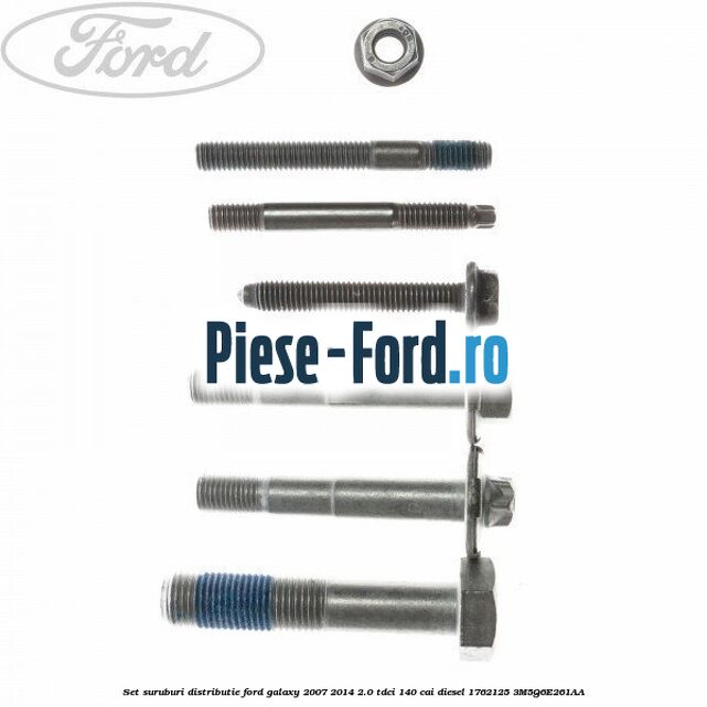 Set curea distributie an 03/2010 - 10/2014 Ford Galaxy 2007-2014 2.0 TDCi 140 cai diesel