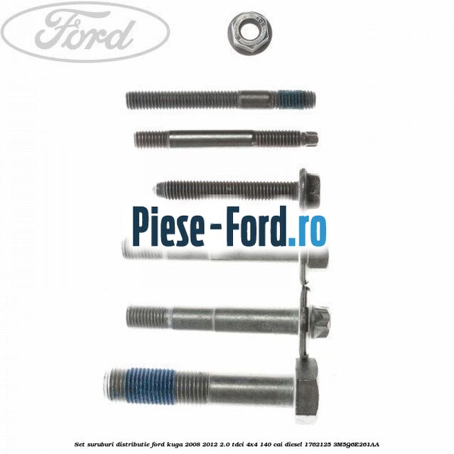 Set curea distributie an 03/2010 - 10/2014 Ford Kuga 2008-2012 2.0 TDCI 4x4 140 cai diesel