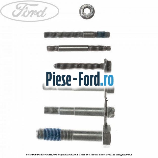 Set curea distributie an 03/2010 - 10/2014 Ford Kuga 2013-2016 2.0 TDCi 4x4 140 cai diesel