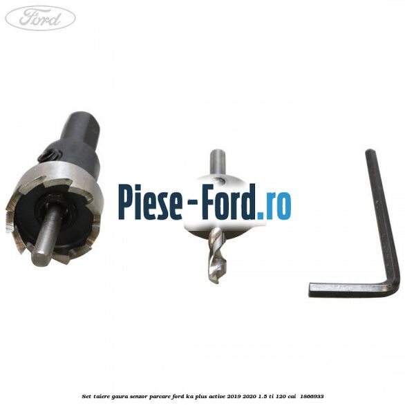 Set taiere gaura senzor parcare Ford Ka plus Active 2019-2020 1.5 Ti 120 cai  #7B9431F92D
