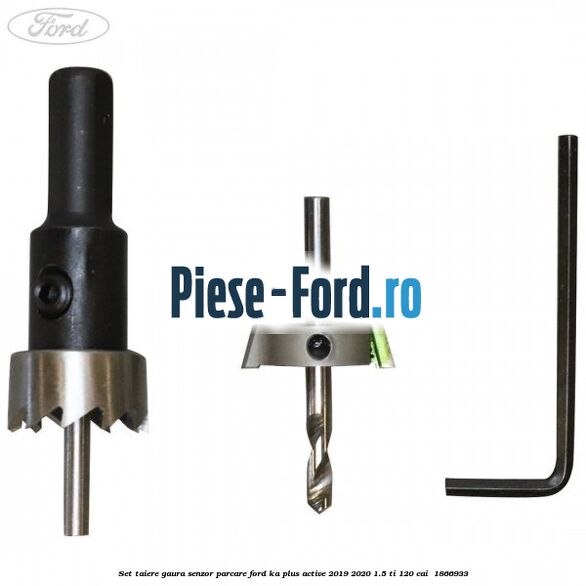 Set taiere gaura senzor parcare Ford Ka plus Active 2019-2020 1.5 Ti 120 cai  #7B9431F92D