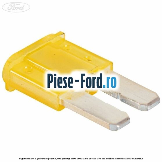 Siguranta 20 A galbena tip lama Ford Galaxy 1995-2000 2.8 i V6 4x4 174 cai benzina #F97ACF2B94