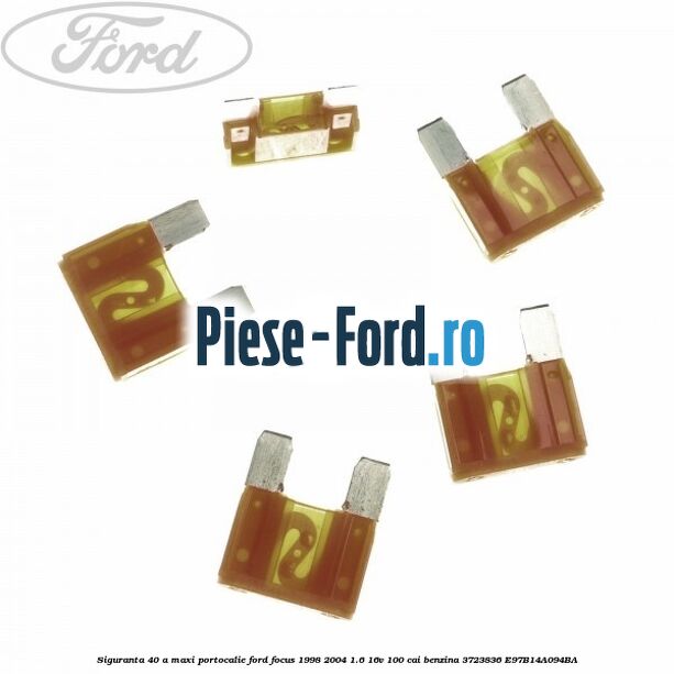Siguranta 40 A Maxi portocalie Ford Focus 1998-2004 1.6 16V 100 cai #0951964811 Siguranta 40 A Maxi portocalie Ford Focus 1998-2004 1.6 16V 100 cai benzina #0951964811