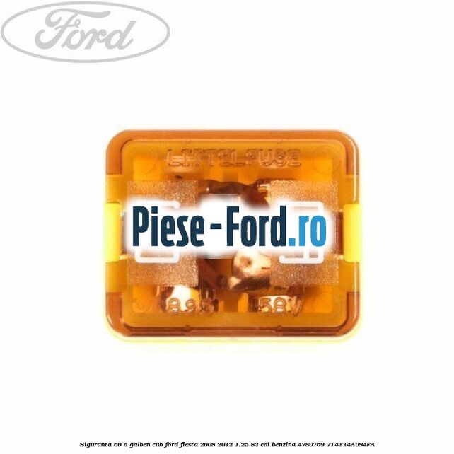 Siguranta 50 A rosu cub Ford Fiesta 2008-2012 1.25 82 cai benzina