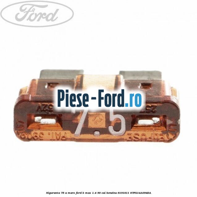 Siguranta 60 A galben cub 58 V Ford B-Max 1.4 90 cai benzina