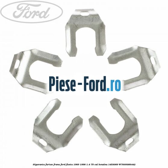Siguranta furtun frana Ford Fiesta 1989-1996 1.4 75 cai benzina #F7689020D4