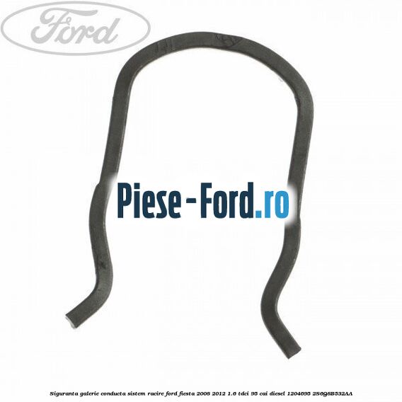 Siguranta, galerie conducta sistem racire Ford Fiesta 2008-2012 1.6 TDCi 95 cai diesel