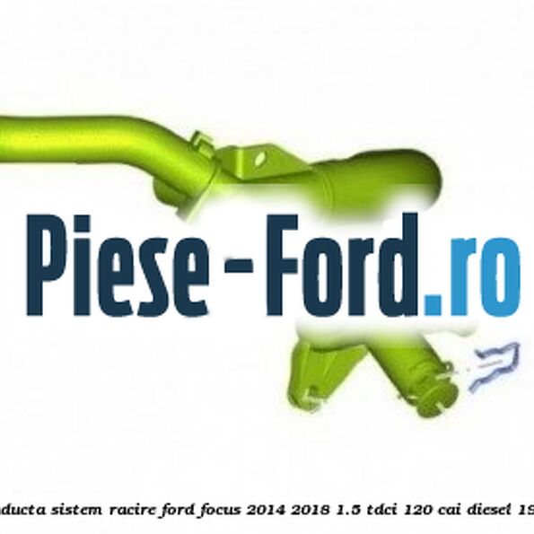 Garnitura, galerie conducta sistem racire Ford Focus 2014-2018 1.5 TDCi 120 cai diesel