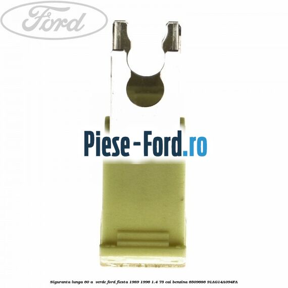 Siguranta lunga 60 A , verde Ford Fiesta 1989-1996 1.4 75 cai benzina #FD07E51EB2