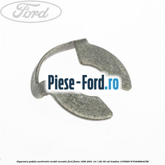 Siguranta pedala acceleratie, model mecanic Ford Fiesta 1996-2001 1.4 i 16V 90 cai #77C9580AB4
