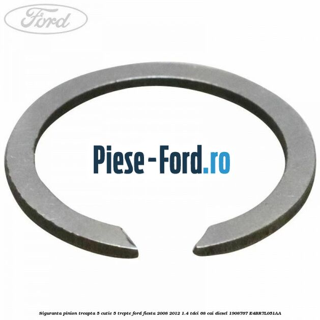 Siguranta pinion treapta 5 cutie 5 trepte Ford Fiesta 2008-2012 1.4 TDCi 68 cai diesel #16961FA5C2