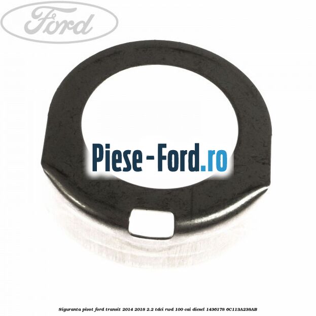 Pivot bascula roti simple pe spate Ford Transit 2014-2018 2.2 TDCi RWD 100 cai diesel
