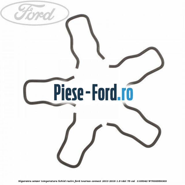 Siguranta senzor temperatura lichid racire Ford Tourneo Connect 2013-2018 1.6 TDCi 75 cai  #C361B23CB0
