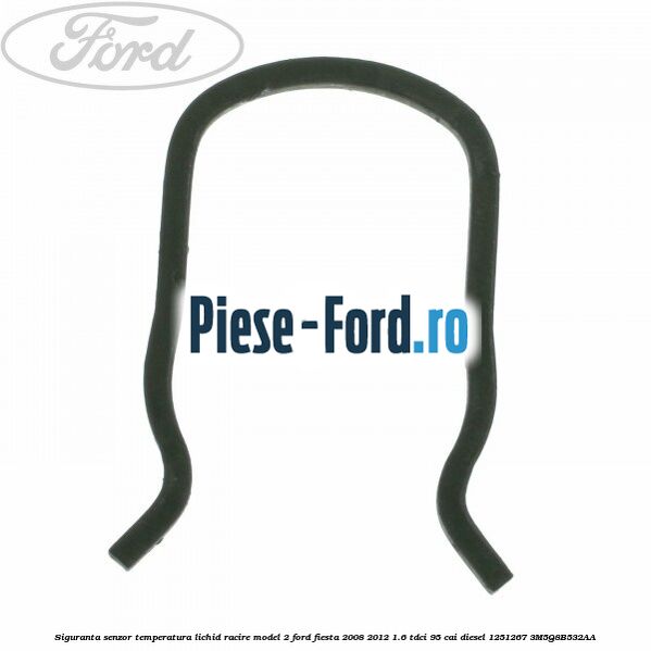 Siguranta senzor temperatura lichid racire model 2 Ford Fiesta 2008-2012 1.6 TDCi 95 cai diesel