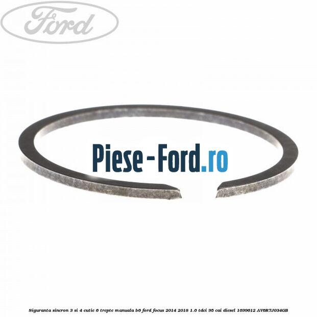 Siguranta sincron 3 si 4 cutie 6 trepte manuala B6 Ford Focus 2014-2018 1.6 TDCi 95 cai diesel