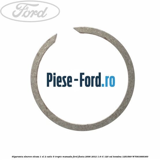 Siguranta sincron viteza 1 si 2 cutie 5 trepte manuala Ford Fiesta 2008-2012 1.6 Ti 120 cai benzina