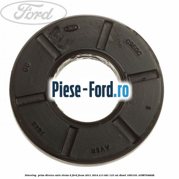 Set simering priza directa cutie automata PowerShift Ford Focus 2011-2014 2.0 TDCi 115 cai diesel