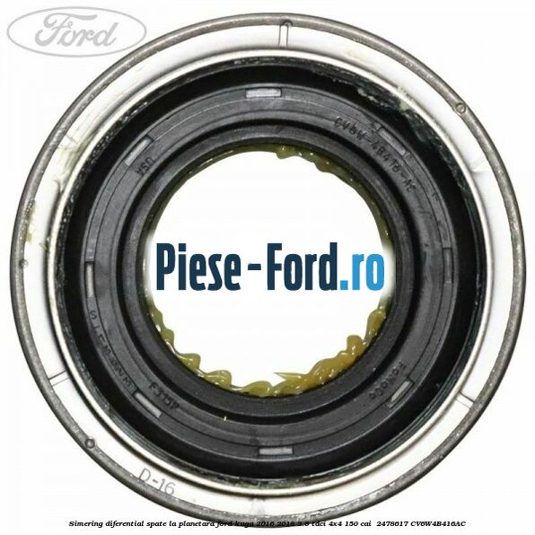 Simering diferential spate, la planetara Ford Kuga 2016-2018 2.0 TDCi 4x4 150 cai  #5895BBF3BE