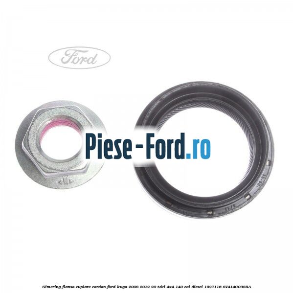 Simering flansa cuplare cardan Ford Kuga 2008-2012 2.0 TDCI 4x4 140 cai #EBECF93B3A