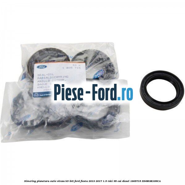 Simering planetara cutie viteza B5/IB5 Ford Fiesta 2013-2017 1.5 TDCi 95 cai diesel #18C02A37EB
