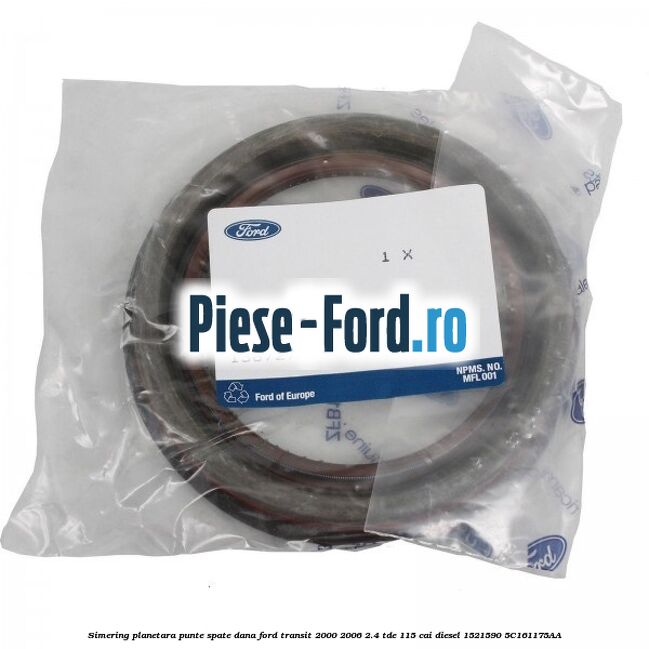 Simering planetara punte spate DANA Ford Transit 2000-2006 2.4 TDE 115 cai diesel #3F5E40DD1D