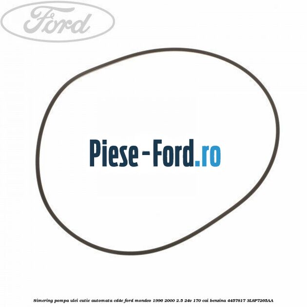 O-ring conducta racitor ulei cutie Ford Mondeo 1996-2000 2.5 24V 170 cai benzina
