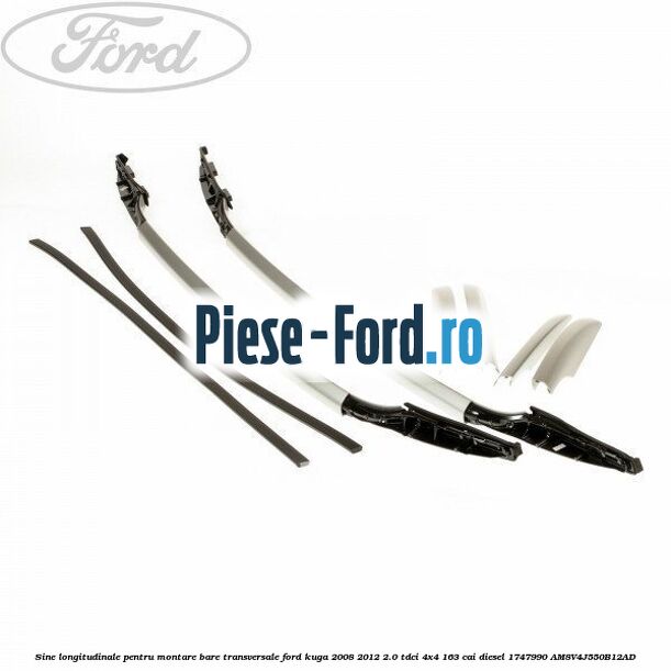 Sine longitudinale pentru montare bare transversale Ford Kuga 2008-2012 2.0 TDCI 4x4 163 cai diesel #4BB62D3561