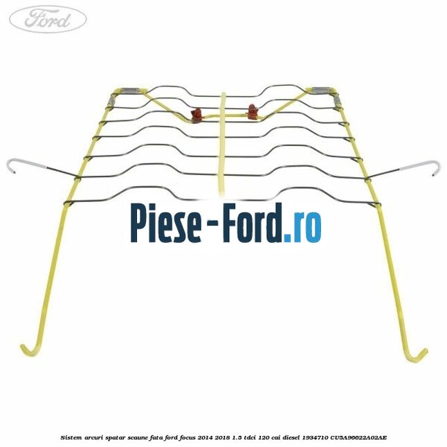 Sistem arcuri spatar scaune fata Ford Focus 2014-2018 1.5 TDCi 120 cai diesel